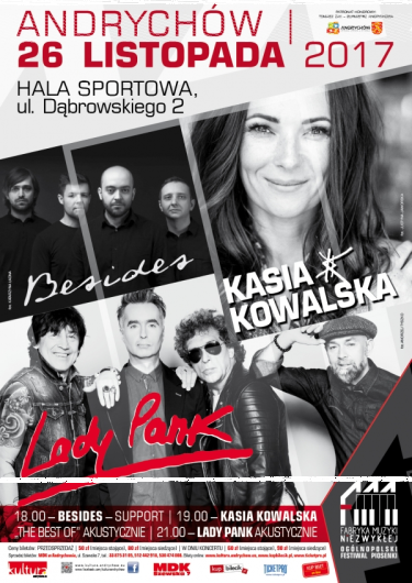 Andrychów: Wygraj zaproszenie na koncert Kasia Kowalska & Lady Pank