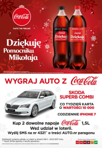 Loteria: Wygraj Auto z Coca-Cola