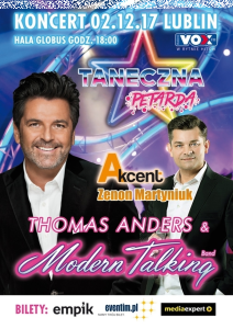 Lublin: Wygraj bilet na "Thomas Anders i Modern Talking Band"