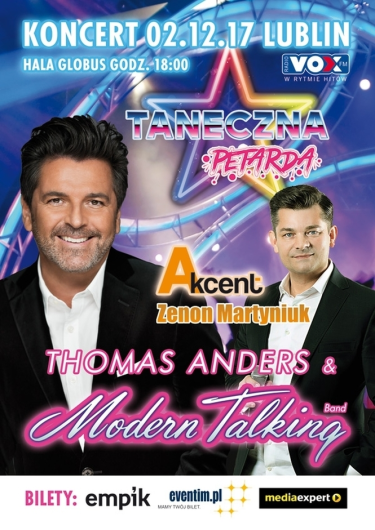 Lublin: Wygraj bilet na "Thomas Anders i Modern Talking Band"