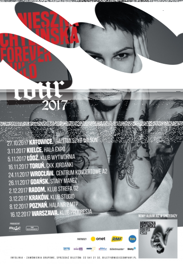 Wrocław: Wygraj zaproszenie na Agnieszka Chylińska Forever Child Tour 2017, do godz. 12:00