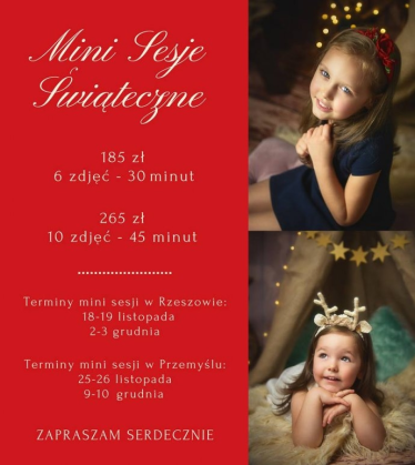 Wygraj sesję foto w Rzeszowie lub w Przemyślu