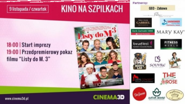 Świdnica: Wygraj zaproszenie na ostatnie w tym roku Kino na Szpilkach