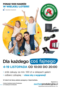 Loteria "Dla każdego coś fajnego" Auchan