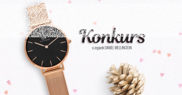 Konkurs o zegarek damski Daniel Wellington DW00100161 w kolorze różowego złota