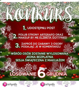 Wygraj sesję świąteczną z makijażem!