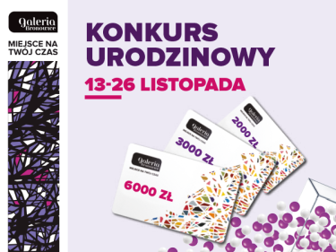 Kraków: Konkurs urodzinowy - Galeria Bronowice