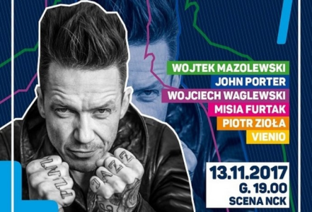 Kraków: Wygraj bilety na koncert Wojtka Mazolewskiego. W NCK zobaczymy m.in. Wojciecha Waglewskiego, Johna Portera