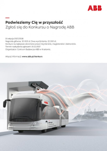 Konkurs o Nagrodę ABB na pracę magisterską