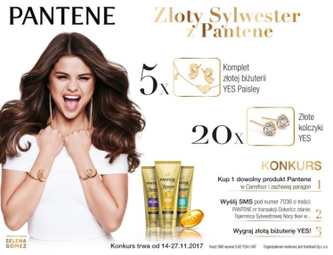 Konkurs "Złoty Sylwester z Pantene" Carrefour