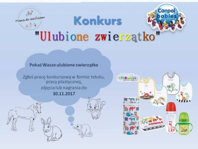 Konkurs Canpol babies "Ulubione zwierzątko"
