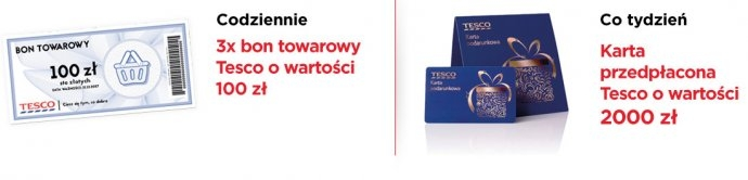 Loteria "Radość na święta" Tesco
