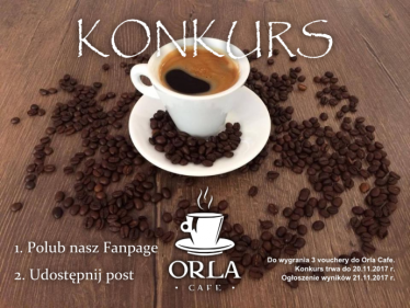 Ząbki: Wygraj zaproszenia do Orla Cafe