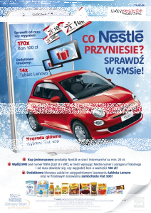 Loteria "Co Nestle przyniesie? Sprawdź w SMSie!" Intermarche