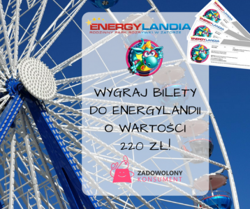 Wygraj podwójną wejściówkę do Rodzinnego Parku Rozrywki ENERGYLANDIA!!
