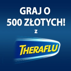 Konkurs "Graj o 500 zł z Theraflu"