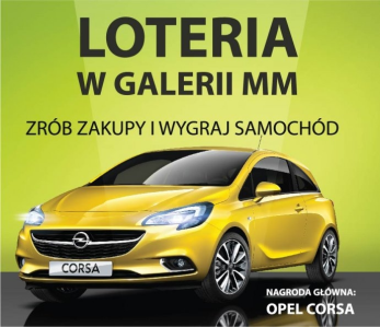 Poznań: Loteria "Zrób zakupy w Galerii MM i wygraj samochód"