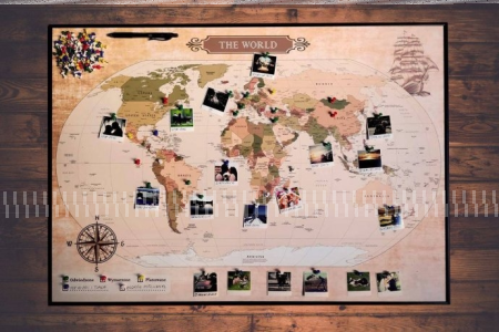 Wygraj mapę swoich podróży!