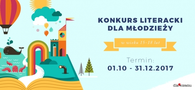 Konkurs literacki "Zgłoś swój udział i wygraj publikację własnej książki!"