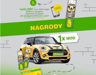 Konkurs "Wyciągnij Minionka z paki GP Batteries"