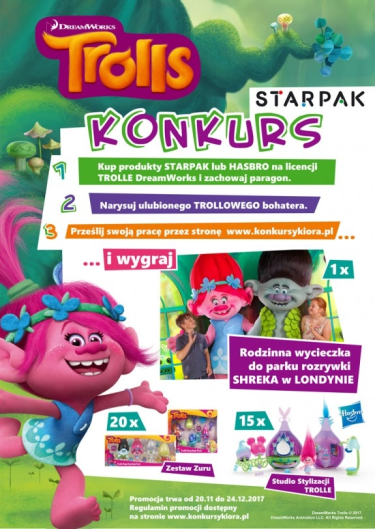 Konkurs plastyczny "Narysuj Swojego ulubionego TROLLA"