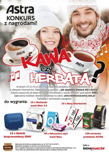Konkurs "Kawa czy Herbata" Intermarche