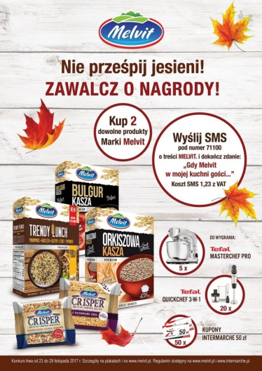 Konkurs "Nie prześpij jesieni! Zawalcz o nagrody!" Intermarche