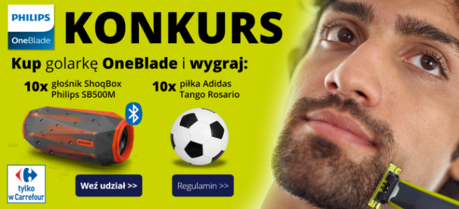 Konkurs "PHILIPS - OneBlade w Carrefour"