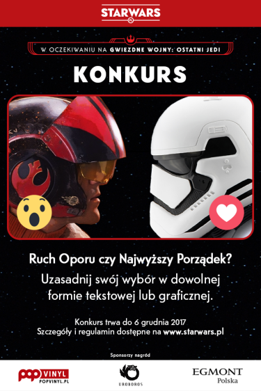 Konkurs "Wybierz swoją stronę Mocy!"