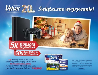 Konkurs "Świąteczne wygrywanie!" Carrefour