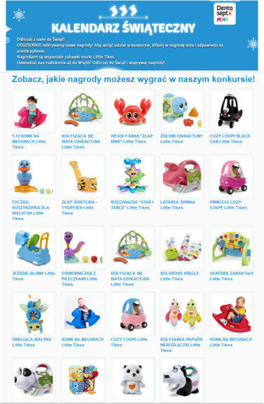 Konkurs "Kalendarz świąteczny"