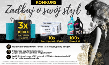Konkurs "Zadbaj o swój styl z Perwoll" Tesco
