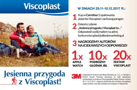 Konkurs "Jesienna przygoda z Viscoplast" Carrefour