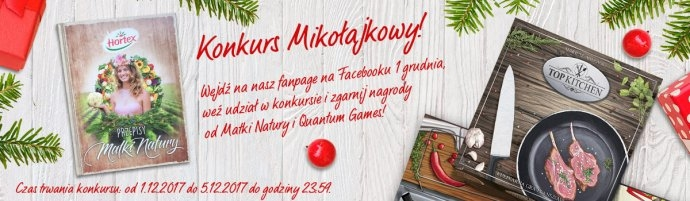 Konkurs "Mikołaj wpadł do nas z wizytą i okazał się baaardzo hojny!"