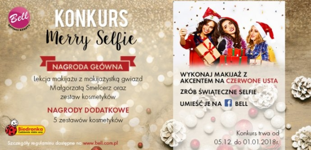 Konkurs "Merry Selfie" Biedronka