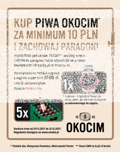 Konkurs Okocim w sklepach sieci Freshmarket, 18+