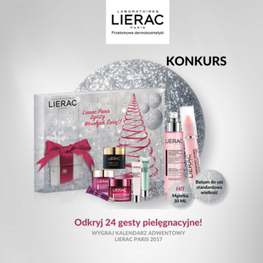 Konkrus "Przygotuj skórę na Święta z LIERAC Paris"
