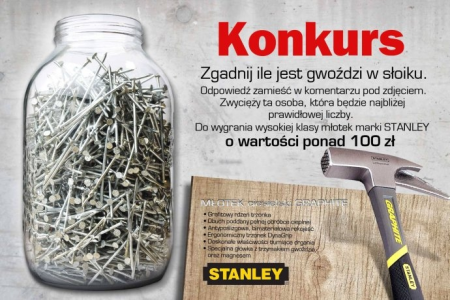 Konkurs "Ile sztuk gwoździ jest w słoiku?"