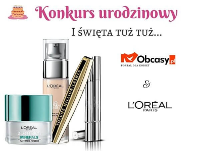 Konkurs urodzinowy z L'Oreal Paris