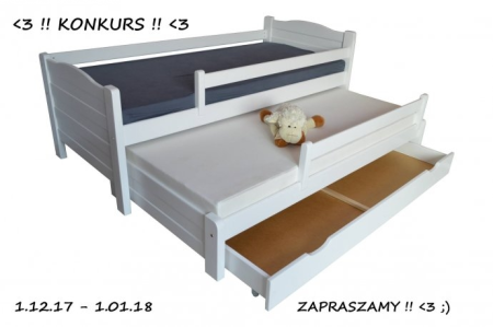 Wygraj drewniane łóżko