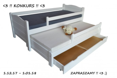 Wygraj drewniane łóżko