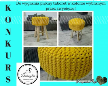 Konkurs z KropeczkaMoja - wygraj taboret