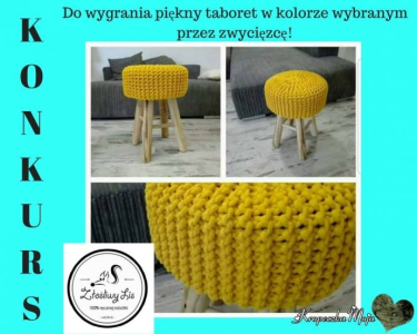 Konkurs z KropeczkaMoja - wygraj taboret