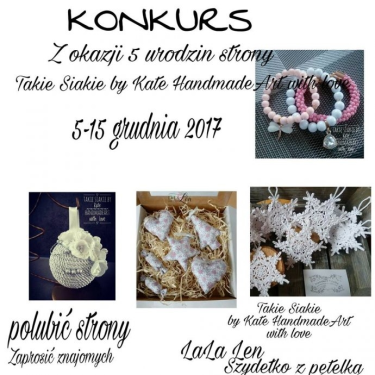 Konkurs z Takie Siakie by Kate HandmadeArt with love
