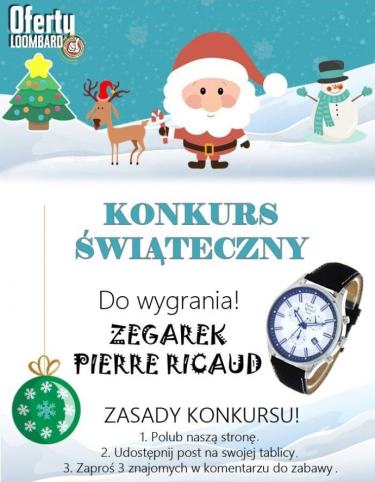 Wygraj zegarek Pierre Ricaud