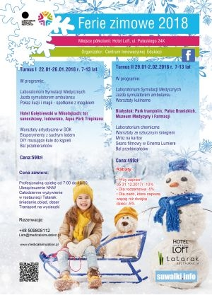 Suwałki: Wygraj zaproszenie na ferie zimowe od Centrum Innowacyjnej Edukacji