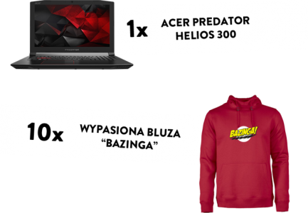 Wygraj laptopa Acer Predator Helios 300!