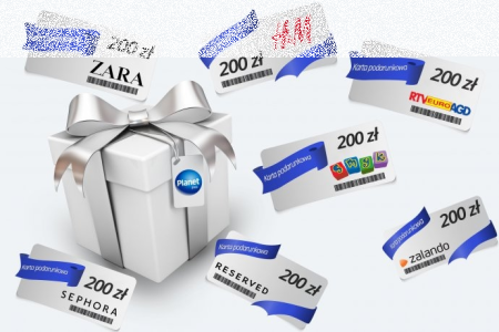 Wygraj Karty Podarunkowe na zakupy