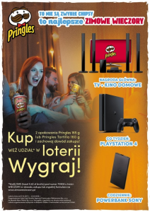 Loteria "Zimowe wieczory z Pringles" Żabka, Freshmarket