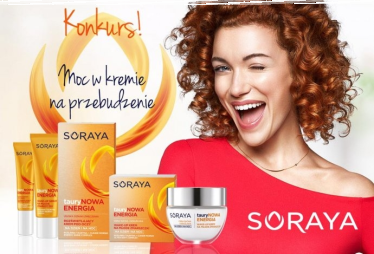 Konkurs "Wake-up! Obudź swoją skórę do działania i wygraj zestaw tauryNOWA ENERGIA od Soraya!"